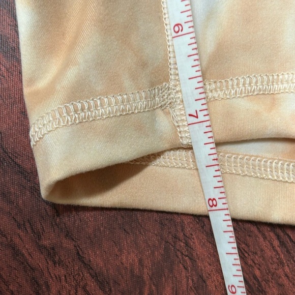 OFFLINE by Aerie The Hugger Bike Short Medium Orange Tie Dye High-Rise NWT - Picture 5 of 5